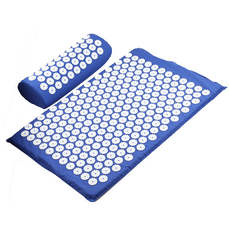 Fitness Yoga Acupuncture Mat Acupuncture Pillow Storage Bag Sports Gym From House Blue 2PCS
