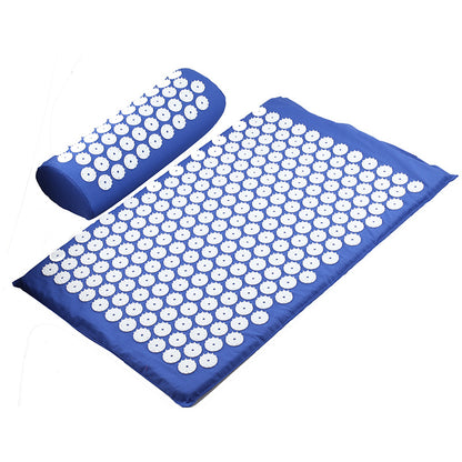 Fitness Yoga Acupuncture Mat Acupuncture Pillow Storage Bag Sports Gym From House Blue 2PCS