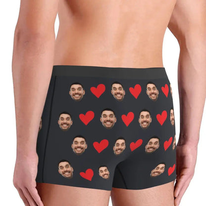 Personalized Face Photo Underwear Boxer Briefs Men Men DealSniper.net