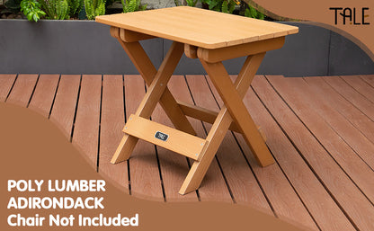 TALE Adirondack Portable Folding Side Table Square