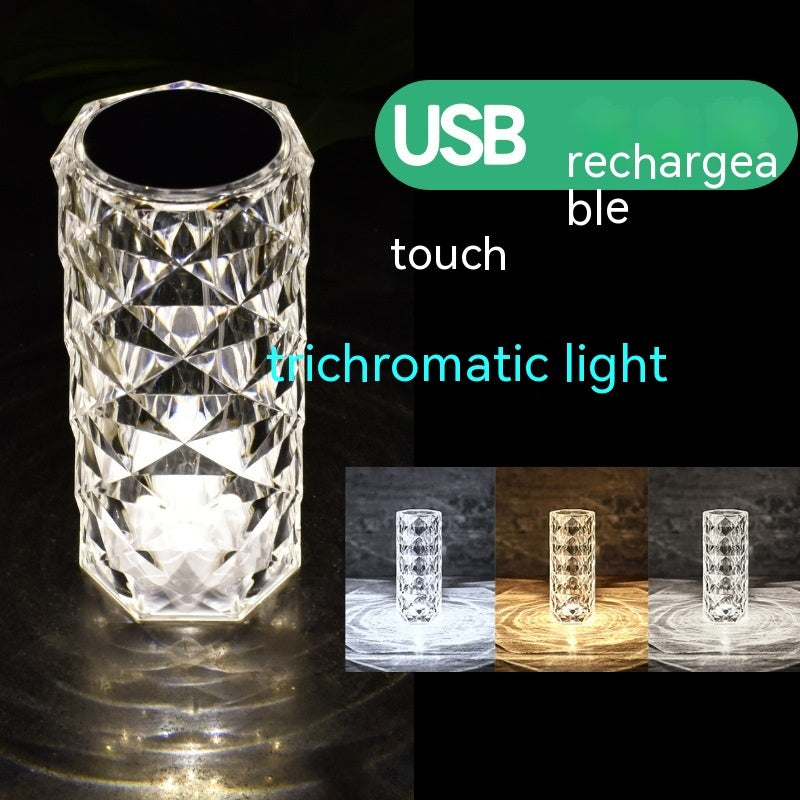 Crystal Rose Lamp Atmosphere Creative Led Table Lamp Home Decor DealSniper.net Style 3