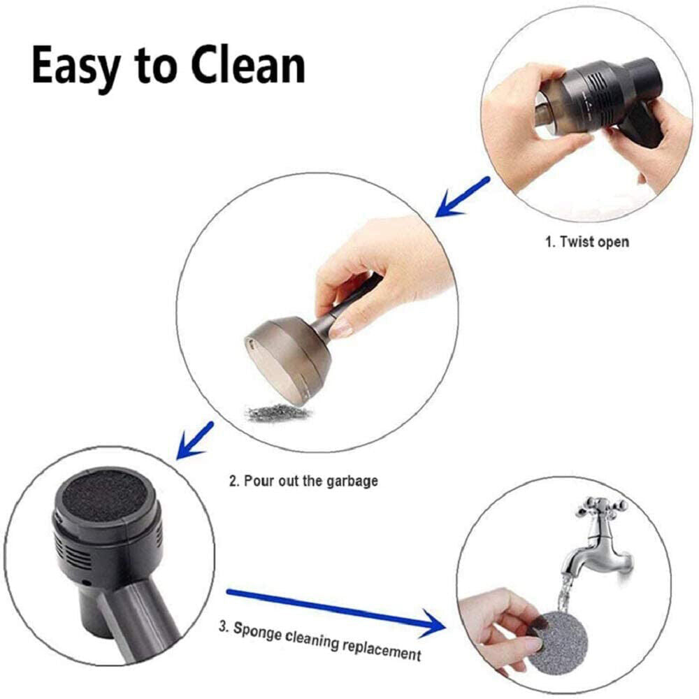 Electric Mini Cordless Air Duster Blower High Pressure For Computer Car Cleaning Home dealsniper-net