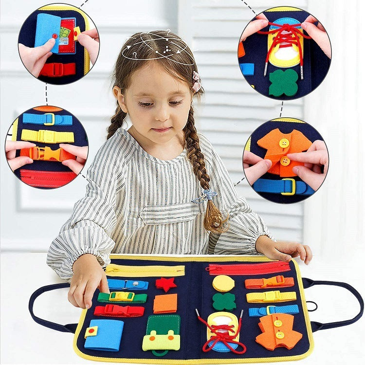 New Busy Book Children's Busy Board Dressing Kids dealsniper-net