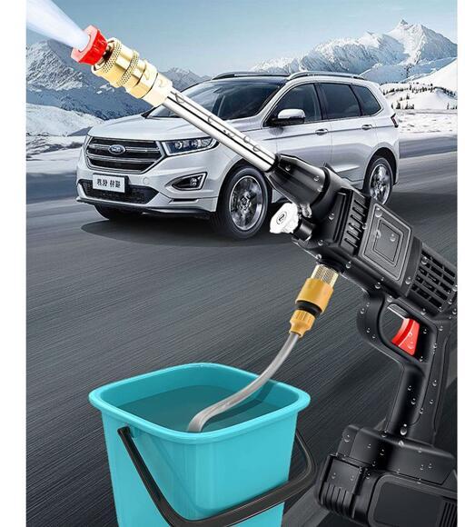 Wireless Lithium Electric Car Wash Machine Auto Water Gun