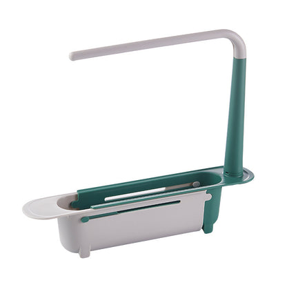 Kitchen Multifunctional Sink Shelf Rag Rack Kitchen dealsniper-net Green