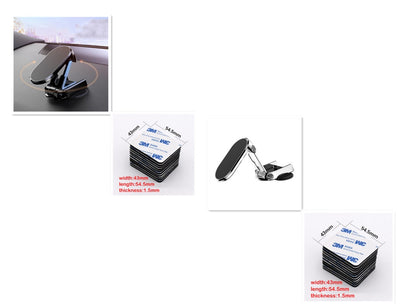 Rotate Metal Magnetic Car Phone Holder Foldable Universal Vehicle Gym From House Set A