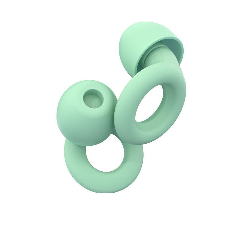 Noise-reducing Earplug For Quiet Sleep Health DealSniper.net Mint green