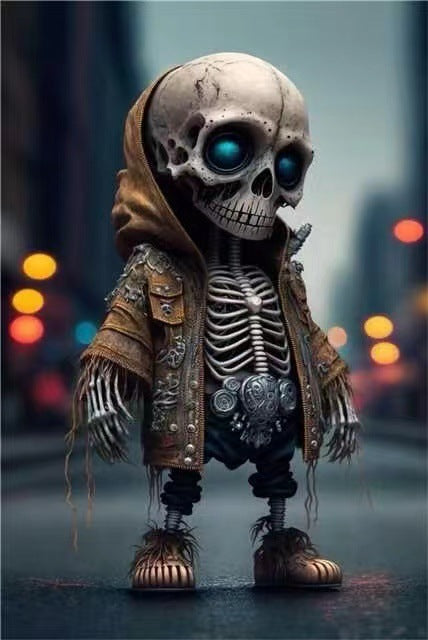 Halloween Cool Skeleton Figurines Halloween Skeleton Doll