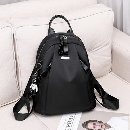 Ins Fashion Backpack Women Solid School Bag