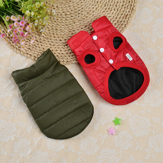 Small Dog Teddy Autumn Autumn Winter Cat Thermal Padded Coat