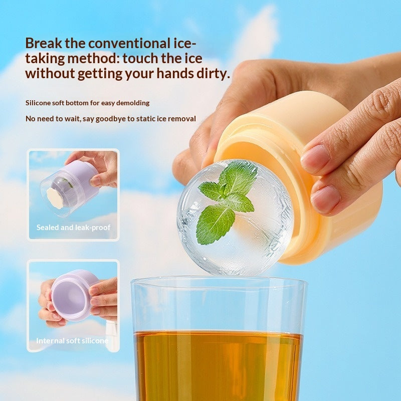 Practical 6cm Ice Ball Mold Plastic Quick-freezing Ice Sphere Mold Kitchen DealSniper.net