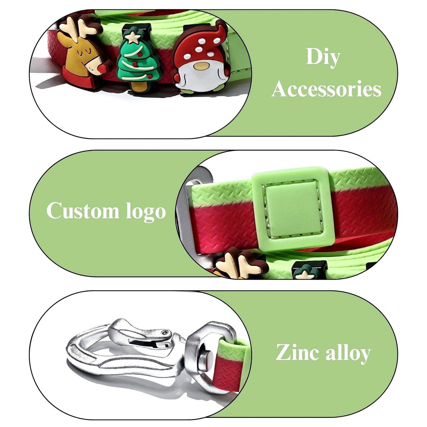 The New Dual-Color Embossed Pet Leash Set Pets dealsniper-net