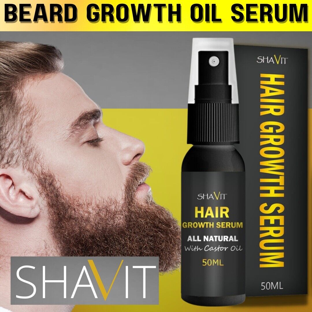 Mens Beard Growth Oil Serum Fast Growing Mustache Facial Hair Treatment For Men Beauty dealsniper-net Growth Oil