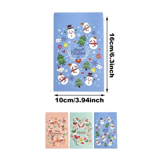 24Pcs Christmas Advent Calendar Bags Kit Gift