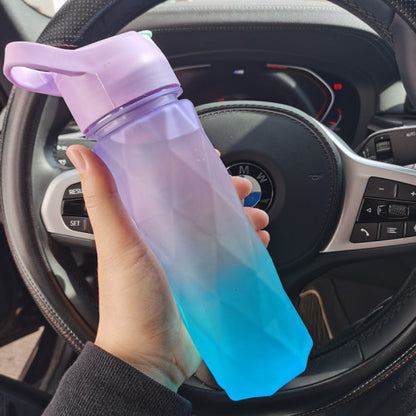 Spray Water Bottle For Girls Outdoor Sport Fitness Water Cup