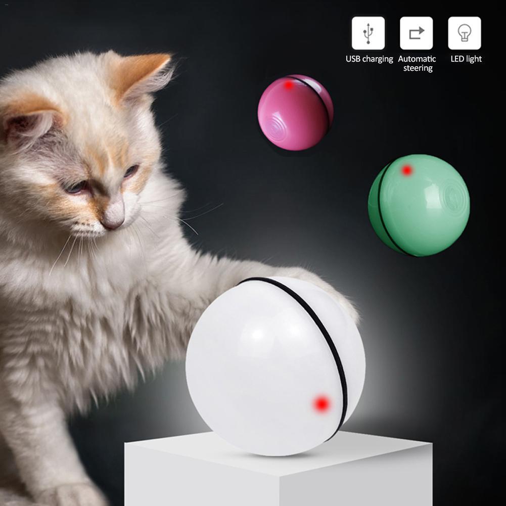 LED Laser Electronic Rolling Pet Funny Cat Toy Ball Pets dealsniper-net