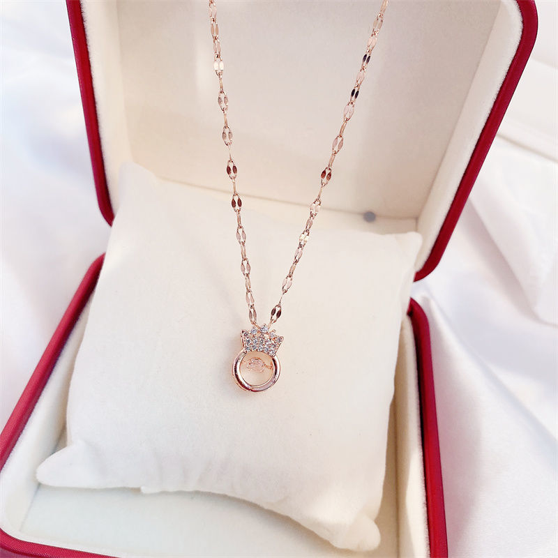 Valentines Day Gift Perfume Bottle Pendant Titanium Steel Necklace Jewelry Gym From House X012