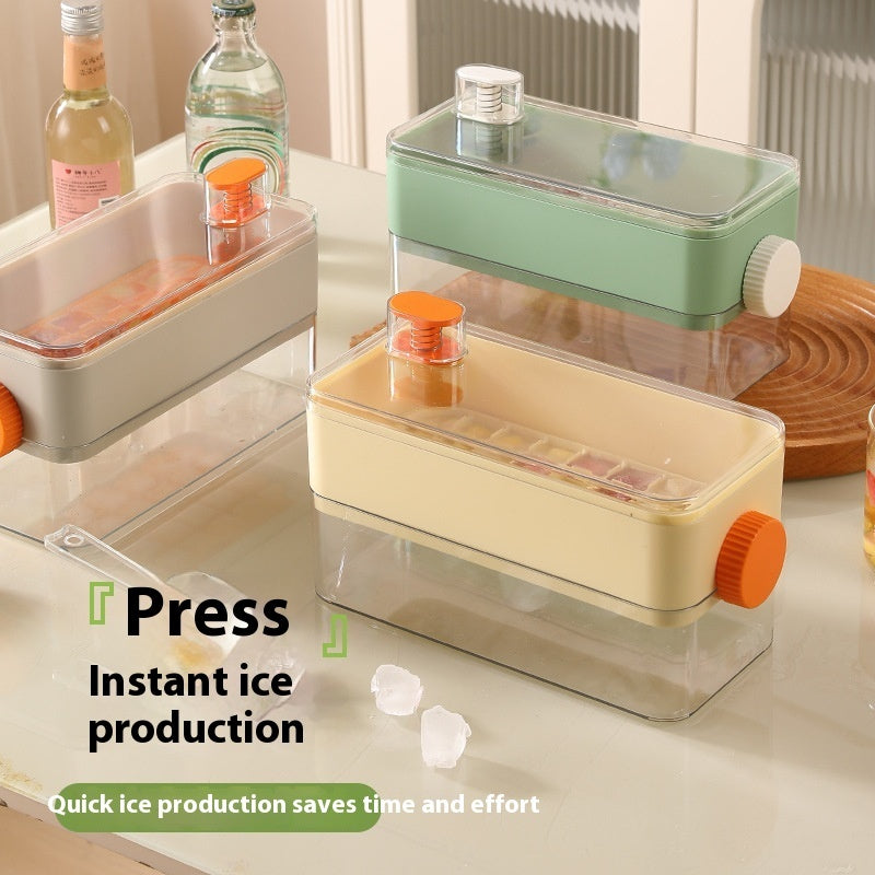 Single Layer Flip Ice Cube Mold Press Food Grade Ice Maker