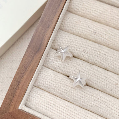 Women Light Luxury Five Pointed Star Hoop Ear Buckles Jewelry Gym From House Style 2 1 pair