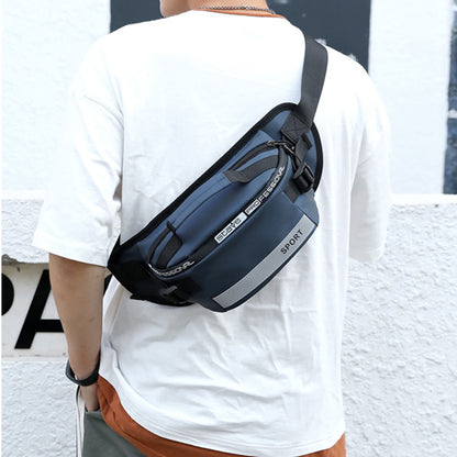 Reflective Waist Bags Men Crossbody Bag Pack For Travel Men dealsniper-net