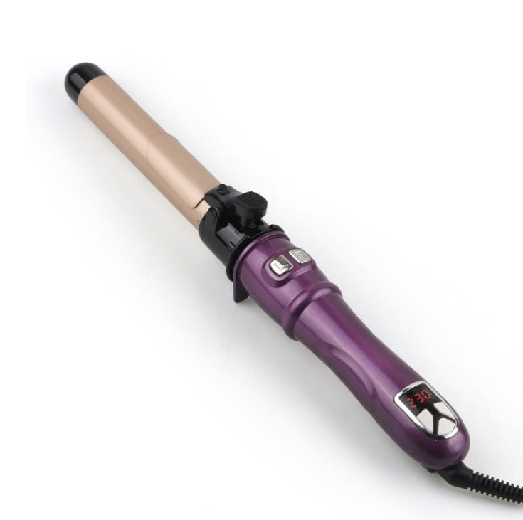 LCD Temperature Controlled Automatic Hair Curler Deals dealsniper-net Purple 28mm AU