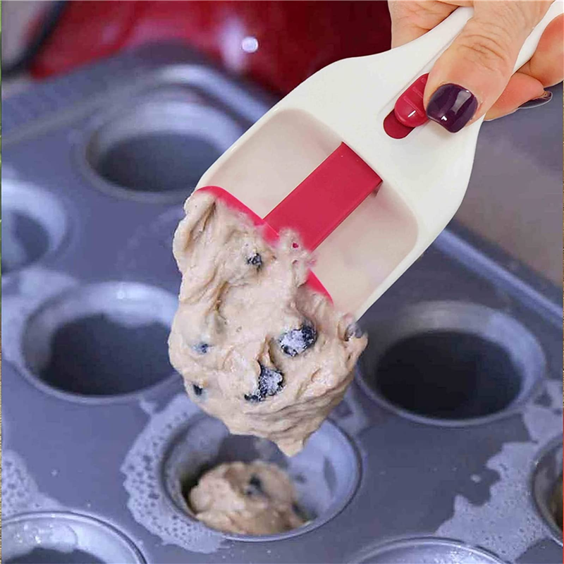 Cake Batter Scoop Can Push Labor-saving Cupcake Spoon Cake Batter Kitchen DealSniper.net