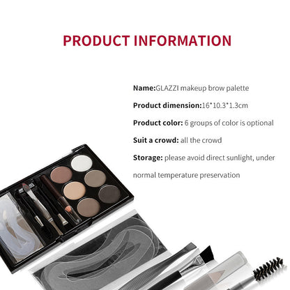 Natural Brown Eyebrow Powder Palette Eye Contour Enhancers Beauty DealSniper.net
