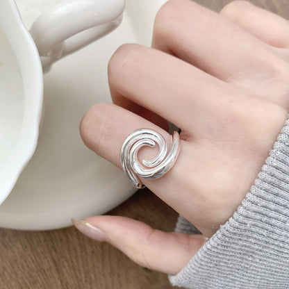 Women Minimalist Line Circle Open Ring Jewelry Gym From House