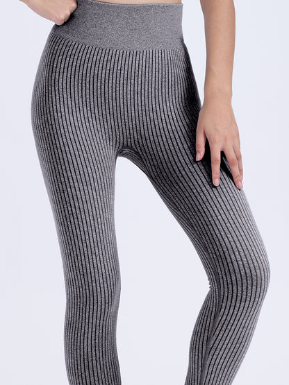 Leggings For Women Ribbed Seamless High Waisted Women dealsniper-net