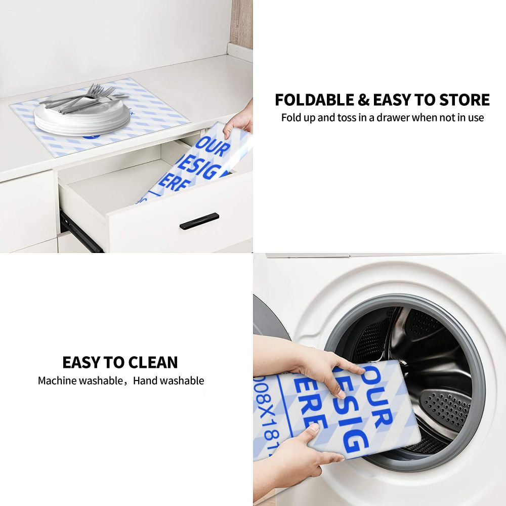 Anti-slip And Hangable Absorbent Pads For Kitchen Countertops Kitchen DealSniper.net