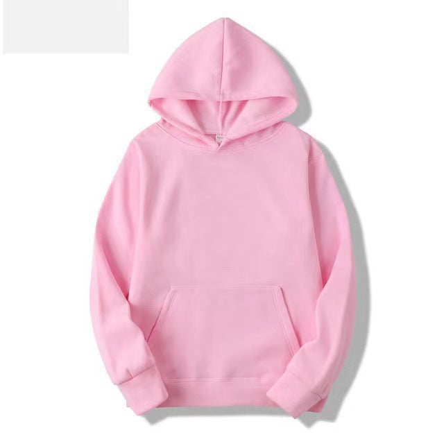 Autumn Casual Unisex Hoodie Trendy Loose Sports Sweatshirt Men Gym From House Pink 2XL