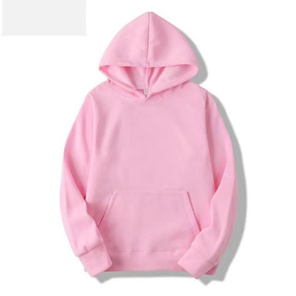 Autumn Casual Unisex Hoodie Trendy Loose Sports Sweatshirt Men Gym From House Pink 2XL