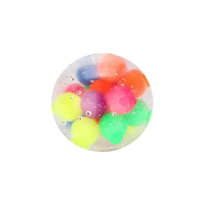 Decompression Vent Grape Ball Decompression Foam Ball Kids dealsniper-net Rainbow beads