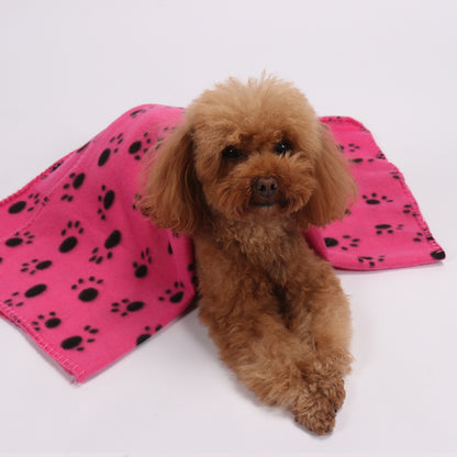 Dog Double-sided Fleece Blanket Warm Pet Blanket Pets Gym From House
