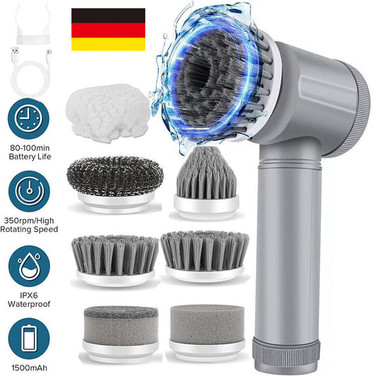 Rechargeable Electric Cordless Cleaning Brush Spin Kitchen dealsniper-net 1pcs
