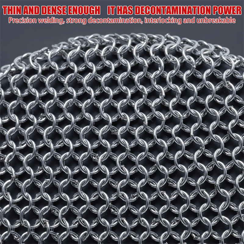Cast Iron Scrubber 316 Stainless Steel Cast Iron Scrubber Kitchen DealSniper.net