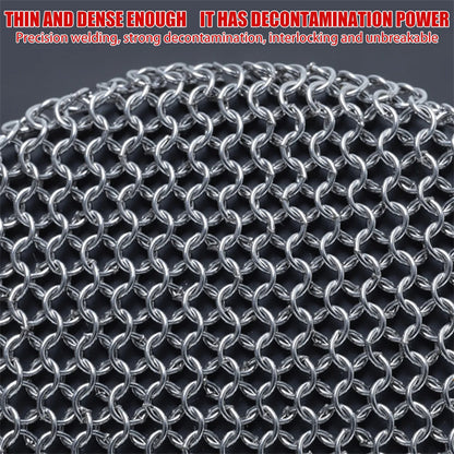 Cast Iron Scrubber 316 Stainless Steel Cast Iron Scrubber Kitchen DealSniper.net