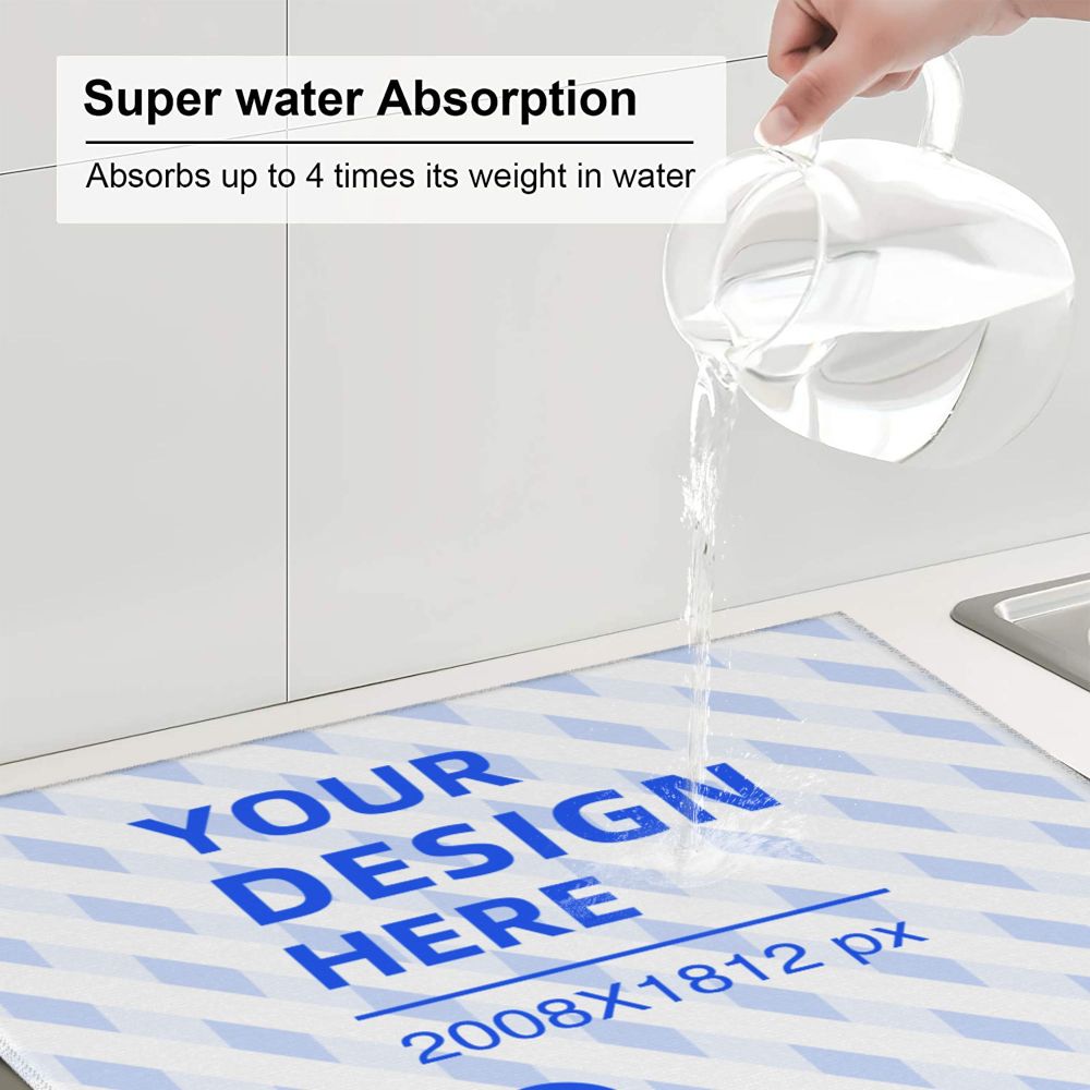 Anti-slip And Hangable Absorbent Pads For Kitchen Countertops Kitchen DealSniper.net