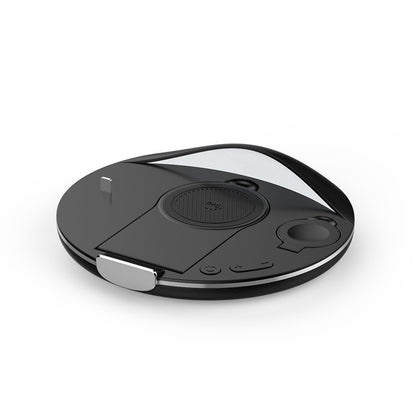 Folding Three-in-one Wireless Charger Vertical Desktop Phone Holder Electronics DealSniper.net Black