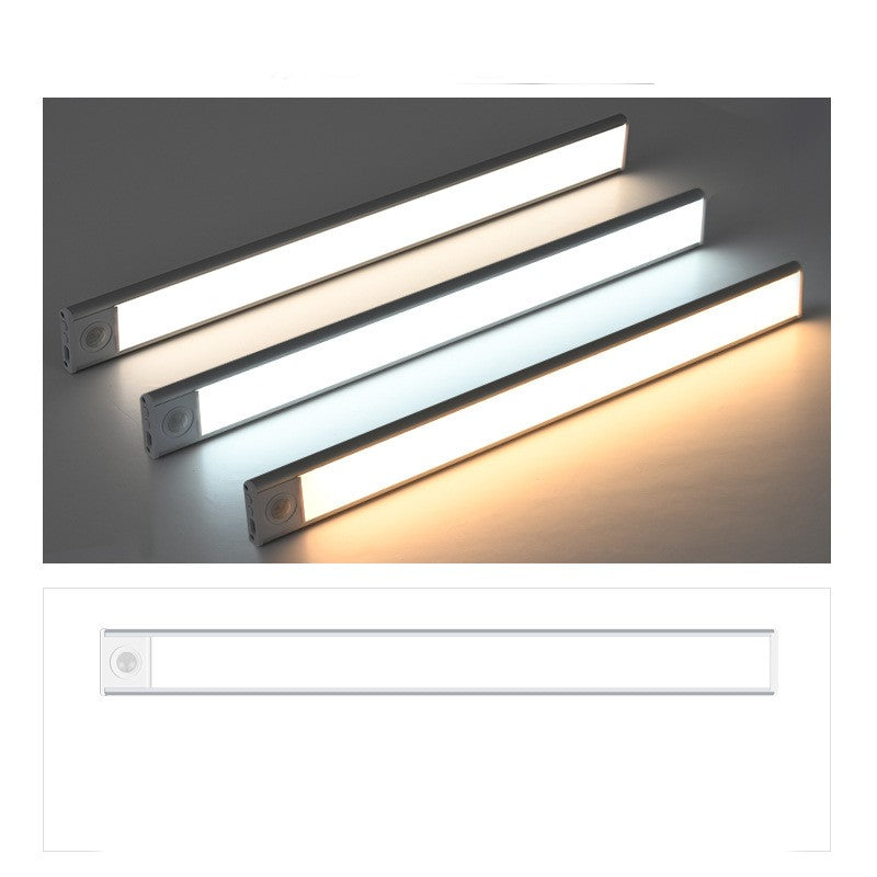 Thin Intelligent Rechargeable Human Body Sensing Light House DealSniper.net Silver 20CM