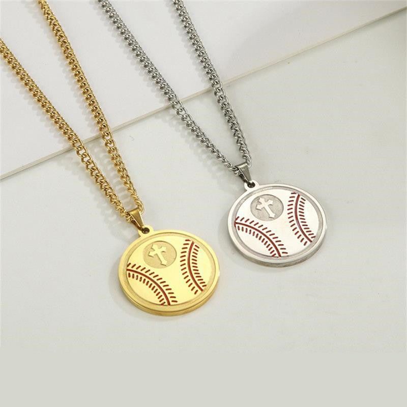 Cross Round Sign Pendant Necklace Jewelry Jewelry dealsniper-net