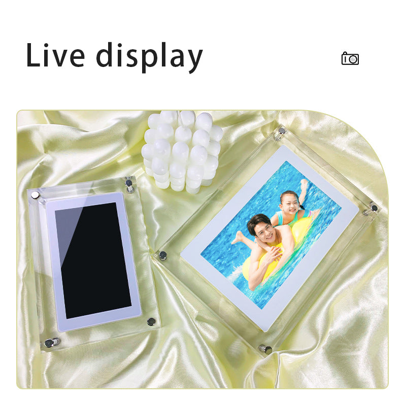 Digital Picture Frame Acrylic Video Player Digital Photo Frame Vertical Deals dealsniper-net