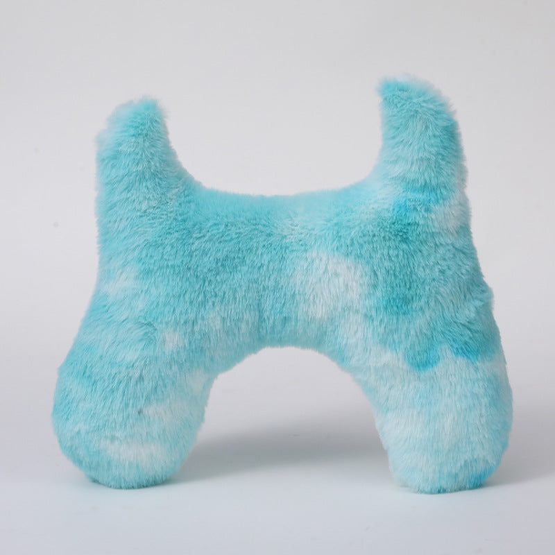 Pet Pillow Super Soft Tie-dyed Plush Cat Supplies Pets DealSniper.net Little Devil Style Sky Blue
