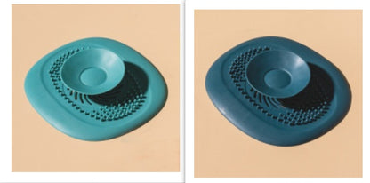 Bathroom Washbasin Drain Hair Catcher Kitchen Sewer Nausea Kitchen dealsniper-net Blue and Green 1PC