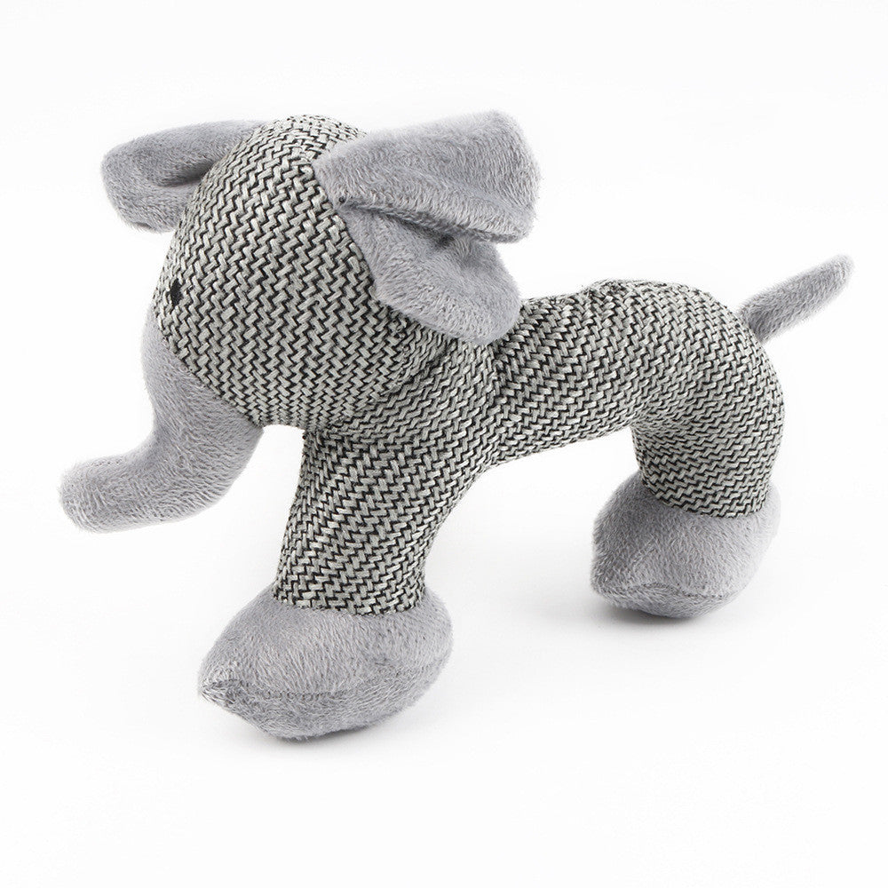 Dog Chew Toys For Small Large Dogs Bite Resistant Squeaky Pets DealSniper.net Elephant
