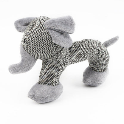 Dog Chew Toys For Small Large Dogs Bite Resistant Squeaky Pets DealSniper.net Elephant
