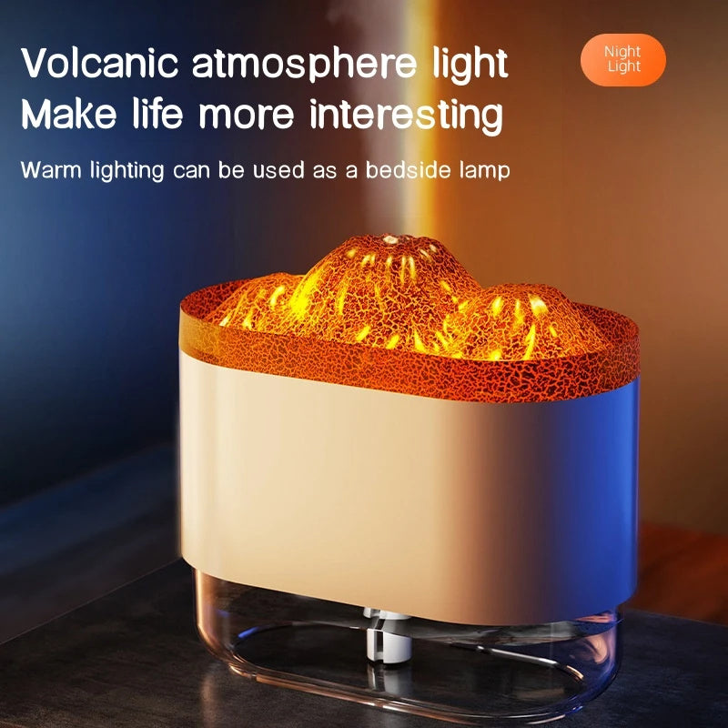 USB Volcano Air Humidifier 300ML Ultrasonic Mist Maker House dealsniper-net