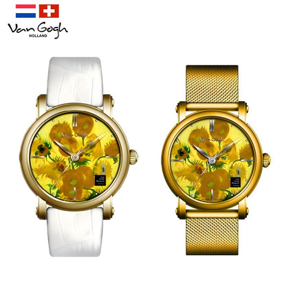 Van Gogh Women's Quartz Watch 3D Printed Oil Painting Jewelry DealSniper.net