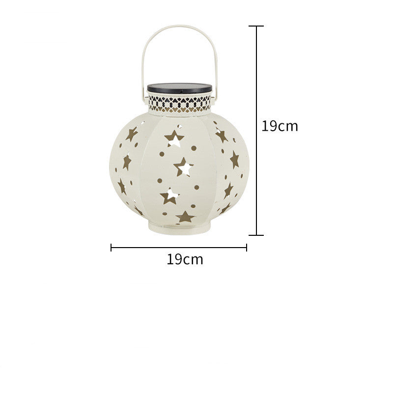 Solar Powered Night Light Courtyard Garden DealSniper.net Beige