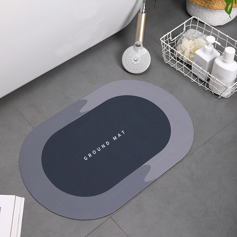 Home Bathroom Super Absorbent Shower Bath Mat House Gym From House AGrey 400MMx600MM